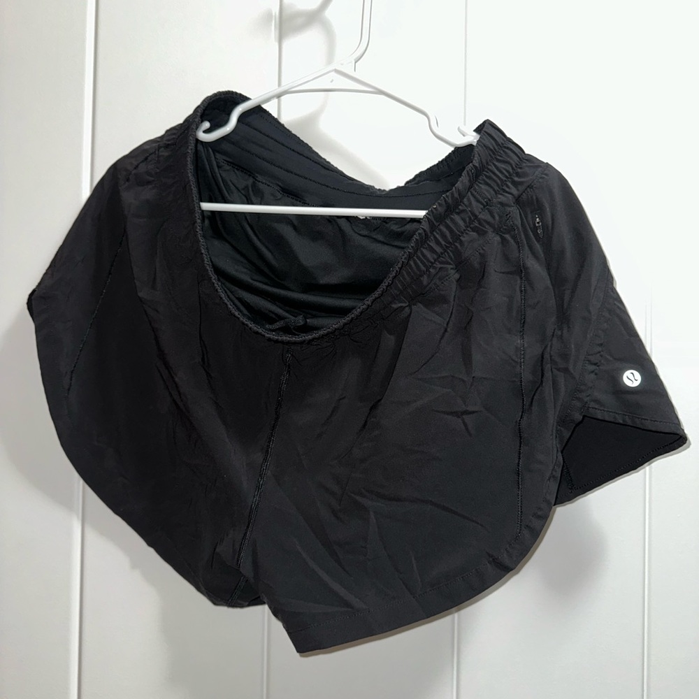 Black lululemon shorts
